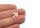 Copper Bird Charm, Raw Copper Bird Charms, Charm Pendants, Earring Findings (19/24/29x0.80mm) SMP2943