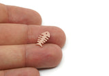 Copper Fish Charm, Raw Copper Fish Bone Charms, Animal Jewelry, Findings (15/20/25x0.80mm) SMP3318