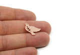 Copper Bird Blank, Raw Copper Pigeon Blanks, Olive Branch Findings (19/24/28.5x0.80mm) SMP3320