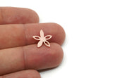 Copper Flower Charm, Raw Copper Flower Charms, Charm Pendants, Earring Findings (19/14x0.80mm) SMP3300