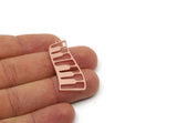 Copper Irregular Charm, Raw Copper Irregular Shaped Charms With 1 Loop, Findings (28/38x0.80mm) SMP3092