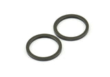 20mm Circle Connectors, 5 Oxidized Brass Black Circle Connectors (20x1.5x1.5mm) E008