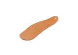 Copper Irregular Charm, 2 Pieces Raw Copper Irregular Shaped Charms With 1 Hole, Earring Findings (26x8x0.80mm) SMP2802
