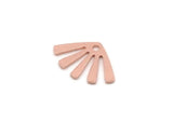 Copper Sun Charm, 4 Pieces Raw Copper Sun Charms With 1 Hole, Earring Charms, Findings (10x15x0.80mm) SMP2845