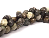Full Strand Apple Stone 18x15Mm  Barrel Gemstone Beads T016