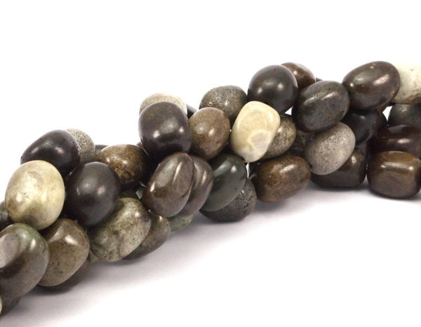 Full Strand Apple Stone 18x15Mm  Barrel Gemstone Beads T016