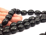 Siyah Taş 19x15mm Tam Sıra Değerli Taş Boncuklar T019
