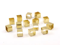 Raw Brass Tubes, 50 Raw Brass Square Tubes  (8x8mm) Bs 1574