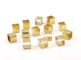 Raw Brass Tubes, 50 Raw Brass Square Tubes  (8x8mm) Bs 1574