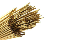 Brass Himmeli 2.5mm Tubes, 24 Raw Brass Himmeli DIY Round Tubes, for Air Plants , Geometric Shapes Customize Size -2.5mm