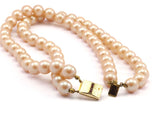 Vintage  Glass Pearl Beads ,  ( 12mm ) 16 inch. 1 Strand M03