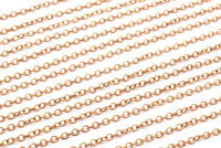 Red Brass Chain, Red Brass Tiny Oval Chain (2.40x1.8mm) MB 8-38
