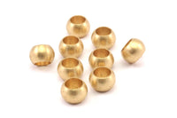 20 Raw Brass Rondelle Beads , Findings (9x6mm)  brs 0191  A0977