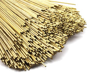 Brass Himmeli 2mm Tubes, 24 Raw Brass Himmeli Diy Tube Beads, For Air Plants , Geometric Shapes Customize Size -2mm-