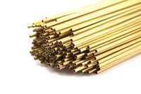 2.5mm Brass Himmeli Tubes, 24 Raw Brass Himmeli DIY Tube Beads, for Air Plants , Geometric Shapes - Customize Size - 2.5mm