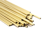 2.5mm Brass Tubes Customize Size - 24 Pcs Raw Brass Tube Beads - 30mm-40mm-50mm-60mm-70mm-80mm-90mm to 350mm
