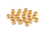 20 Raw Brass Rondelle Beads , Findings (9x6mm)  brs 0191  A0977