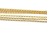 Raw Brass Chain, Raw Brass Soldered Chain (1.7x1.3mm) 3m-5m-10m-20m-50m-90m Mb 7-5 Z064