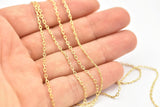 Raw Brass Chain, D Chain, Raw Brass Soldered Chain (1.70mm) MB 8-31
