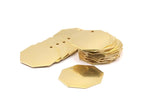 Brass Honeycomb Blank, Raw Brass Hexagon Stamping Blanks (30x0.80mm) N0521