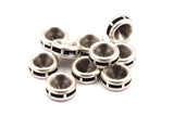 Ss24, ss25 Ayarı, 12 Antik Gümüş Kaplama Swarovski Taş Ayarı (12,7x5,5 mm) B-7