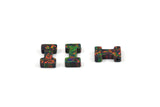 Opal I Letter - Snythetic Opal Initial Letter (10x6x2.50mm) F052