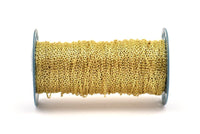 Raw Brass Chain, D Chain, Raw Brass Soldered Chain (1.70mm) MB 8-31