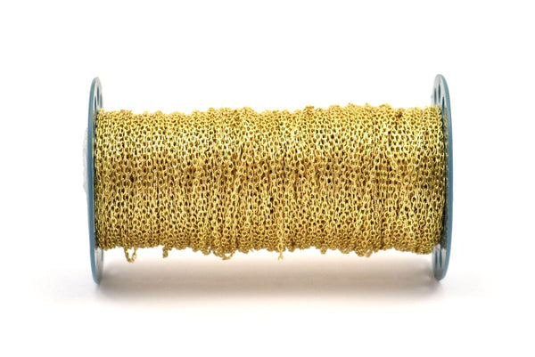 Raw Brass Chain, D Chain, Raw Brass Soldered Chain (1.70mm) MB 8-31