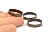 Wide Antique Brass Tube Beads, 10 Antique Brass Plated Tubes (20x4mm) Bs 1495
