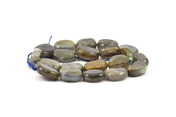 Labradorite 19mm Oval Beads (19x14mm) 15.5 Inches T084