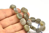 Labradorite 14mm Oval Beads (14x12mm) 15.5 Inches T033