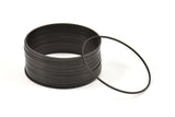 Siyah Daire Konnektörler - 12 Oksitlenmiş Pirinç Siyah Daire Konnektörler (40 mm) Bs- 1110 S596