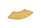 Hammered Bar Pendant,  Hammered Raw Brass Geometric Raw brass Pendant, Earring Drops with 2 Holes (51x20mm) N0290