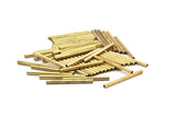 Brass Tube Beads, Raw Brass Tube Beads (1.5x24mm) N0462
