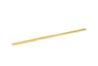 Rectangle Stamping Blank, 6 Raw Brass Bracelet Stamping Blanks (6x145x1mm) D0226