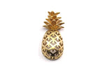 Brass Pineapple Pendant - Raw Brass Pineapples, Without Holes (30x13.4x6.3mm) N0243