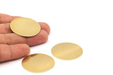 Pirinç Damgalama Boşluğu, 10 Ham Pirinç Damgalama Boşluğu Diski, Deliksiz (38x0,50 mm) A0945