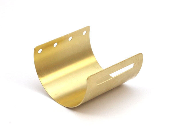 Raw Brass Bracelet - 2 Raw Brass Cuff Bracelet Bangles (60x110x0.80mm) Brc039