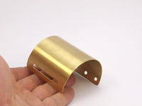 Raw Brass Bracelet - 2 Raw Brass Cuff Bracelet Bangles (60x110x0.80mm) Brc039