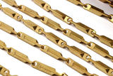Bar Chain, Link Chain, 1 M Raw Brass Bar Chain (14.5x2.2mm) Bs 1062