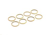 Brass Circle Connector, 50 Cutting Raw Brass Circles (12mm) A0583