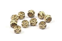 Tiny Alloy Beads, 30 Zinc Alloy Bracelet Parts (5x6mm) F059