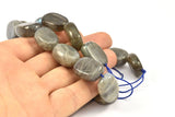 Labradorite 19mm Oval Beads (19x14mm) 15.5 Inches T084