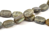 Labradorite 19mm Oval Beads (19x14mm) 15.5 Inches T084