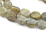 Labradorite 14mm Oval Beads (14x12mm) 15.5 Inches T033