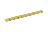 Brass Bracelet Blank - 2 Raw Brass Square Flat Bracelet Blanks Without Holes (145x15x0.80mm) V023