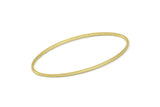 Ham Pirinç Oval Bağlantı Elemanları, 24 Ham Pirinç Oval Şekilli Halka (40x20x0,80 mm) BS 2334