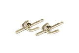 Cam Çerçeveli Kaktüs, 4 mm Taş Çerçeveli 1 Antik Gümüş Kaplama Pirinç Kaktüs Tılsımı, Mücevher Malzemeleri (37x18 mm) N0228 H0235