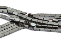 Hematit Ok Boncukları 7x4mm Siyah Ok Şeklinde Boncuklar Tam Zincir 15,5 İnç TK04