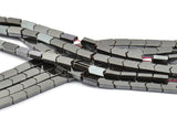 Hematit Ok Boncukları 7x4mm Siyah Ok Şeklinde Boncuklar Tam Zincir 15,5 İnç TK04